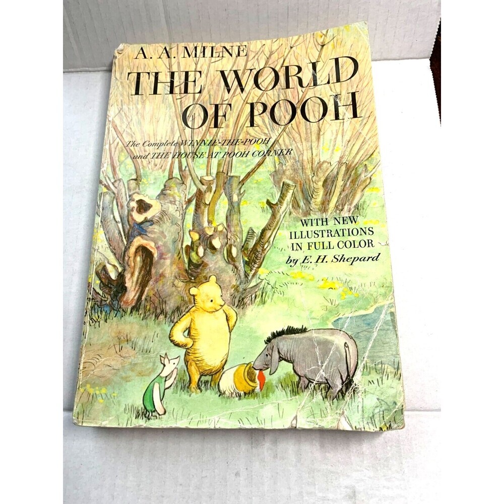 The World Of Pooh by A. A. Milne 1957 Paperback Full Color Illustrations Shepard